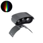 GloboStar® TREELIGHT-PLANTE 90518 Κυρτή Μπάρα Φωτισμού Wall Washer με Αντιθαμβωτική Γρίλια Ειδική για Φυτά - Δέντρα LED 3W 255lm 15° DC 24V Αδιάβροχο IP67 Μ11 x Π8.5 x Υ11cm RGBW DMX512 - Γκρι Ανθρακί - 3 Years Warranty - Image 2