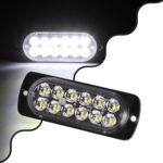 GloboStar® 85263 PRO Series Μπάρα Σήμανσης Οχήματος Ασθενοφόρου για Αυτοκίνητα & Φορτηγά Φωτισμού STROBE LED SMD 3030 12W DC 12-24V Αδιάβροχη IP65 Ψυχρό Λευκό 6000K - Image 2