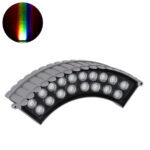 GLOBOSTAR® TREEJINA 90692 Κυρτή Μπάρα Φωτισμού Wall Washer για Φυτά - Δέντρα LED 18W 1530lm 10° DC 24V Αδιάβροχο IP67 Πολύχρωμο RGBW Dimmable DMX512 - Bridgelux SMD Chip - Γκρι - Μ29 x Π11 x Υ10.5cm - 3 Χρόνια Εγγύηση - Image 2