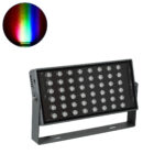 GLOBOSTAR® FLOODZANA 90559 Προβολέας Σποτ Wall Washer LED 100W 8000lm 30° DC 24V Αδιάβροχο IP65 Πολύχρωμο RGBW Dimmable DMX512 - Bridgelux SMD Chip - Γκρι Ανθρακί - Μ45.5 x Π28 x Υ10cm - 3 Χρόνια Εγγύηση - Image 2