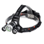 GloboStar® 69926 Φορητός Φακός Κεφαλής Επαναφορτιζόμενος LED Luminus 1 x CREE XM-L2 T6 & 2 XPE LED CHIP x 30W 3000lm 60° Μοιρών με 2 x 18650 Μπαταρία 4400mAh USB 2.0 - 4 Modes - Αδιάβροχο IP54 Ψυχρό Λευκό 6000K Μ7.5 x Π7 x Υ6cm - Image 2