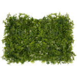 GLOBOSTAR® FERN 78401 Τεχνητό Πάνελ Φυλλωσιάς / Κάθετος Κήπος Γάλιο, Φτέρη, Γκι & Γρασίδι - Πράσινο - Μ60 x Π9 x Υ40cm - Image 2