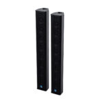 GloboStar® FDB K803 98024 PA Speaker - Παθητικό Ηχείο Column Κολωνάτο Επιτοίχιο & Επιδαπέδιο 8Ω - 200W RMS (800W Peak) - 8 x 3" Inches Mid & HF - IP20 - Μαύρο - Μ10 x Π11 x Υ75cm - Ζεύγος - Image 2