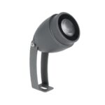 GLOBOSTAR® TREEGAL 90460 Φωτιστικό Σποτ για Φυτά - Δέντρα με Βάση Μπετού & Κορμού LED 3W 315lm 15° DC 24V Αδιάβροχο IP67 Ultra Θερμό Λευκό 2200K Dimmable - Bridgelux SMD Chip - Γκρι Ανθρακί - Μ5 x Π5 x Υ13cm - 3 Χρόνια Εγγύηση