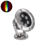 GLOBOSTAR® UNDERWATER-DINA 90677 Υποβρύχιος Προβολέας Σποτ για Σιντριβάνια/Πισίνες LED 9W 945lm 30° DC 24V Αδιάβροχο IP68 RGBW DMX512 Dimmable - Ανοξείδωτο Ατσάλι 304 - Μ12 x Π12 x Υ14cm - 3 Χρόνια Εγγύηση - Image 2