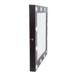 GloboStar® MAKEUP MIRROR-80x80-2 Μοντέρνος Καθρέπτης Μακιγιάζ με Πλαίσιο Φυσικού Ξύλου με Διακόπτη On/Off 12 x E27 AC220-240V - Μ80 x Π7 x Υ80cm - Καφέ Wenge - Image 6