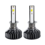 GLOBOSTAR® LEDKITF2 82020 Λάμπα H1 CANbus LED 30W/60W 3500lm/7000lm 360° DC 12-24V Αδιάβροχο IP65 Ψυχρό Λευκό 6000K - CREE COB Chip - Μ4 x Π4 x Υ7cm - Πακέτο 2 Τεμαχίων - 2 Χρόνια Εγγύηση
