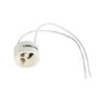 GloboStar® LAMPHOLDER 78951 Ντουί GU10 Πορσελάνης με 15cm Καλώδιο - IP20 - Φ2.7 x Μ15cm - 5 Χρόνια Εγγύηση - Image 2