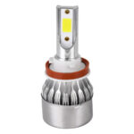 GLOBOSTAR® LEDKIT C6 82007 Λάμπα H11 LED 24W/48W 3600lm/7200lm 360° DC 12-24V Αδιάβροχο IP65 Ψυχρό Λευκό 6000K - CREE COB Chip - Μ3.5 x Π3.5 x Υ8.2cm - Πακέτο 2 Τεμαχίων - 1 Χρόνο Εγγύηση - Image 2