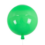 GLOBOSTAR® BALLOON 00653 Παιδικό Φωτιστικό Οροφής με Ντουί 1 x E27 AC 220-240V IP20 - Πράσινο - Μ30 x Π30 x Υ33cm - Image 2