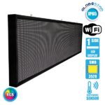 GLOBOSTAR® DISPLAY 90295 Κυλιόμενη Ψηφιακή Επιγραφή P10 Μονής Όψης LED AC 220-240V Αδιάβροχο IP65 RGB - WiFi Control μέσω FK APP - Αισθητήρας Θερμοκρασίας & Υγρασίας - Μ264 x Π9 x Υ72cm - 2 Χρόνια Εγγύηση - Image 3