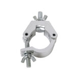 GloboStar® CLAMPS 51187 Επαγγελματικός Γάντζος Hook Αλουμινίου Ύψηλης Αντοχής για Κρέμαση, Στήριξη & Τοποθέτηση Προϊόντων Stage σε Τράσες - Μ8 x Π5.5 x Υ3cm - Χρώμιο - Image 2