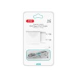 XO L160 (EU) Φορτιστής Ταχείας Φόρτισης με Θύρα Type-C & Καλώδιο Lighting 20W Kit (NB300) - Image 5