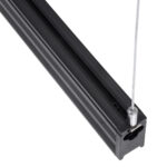 GloboStar® OFFICE 61025-P Γραμμικό Κρεμαστό Φωτιστικό Linear LED 18W 2170lm 120° AC 220-240V Μ120 x Π2 x Υ4cm Θερμό Λευκό 2700K - Μαύρο - 3 Years Warranty - Image 5