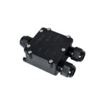 GloboStar® FAST-CONNECT 69915 Τριπλό Υ Αδιάβροχο IP68 Κυτίο Ταχείας Σύνδεσης & Διακλάδωσης Καλωδίων - 3 x Είσοδοι - Εσωτερική Τετραπλή Κλέμα με Συμβατή Διατομή Καλωδίων 4 x 0.5mm² έως 4 x 2.5mm² - 500V 41A Max - Μ13 x Π8 x Υ4cm - Μαύρο - 5 Years Warranty - Image 2