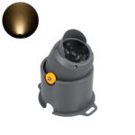 GLOBOSTAR® FLOODSIMA 90493 Κινούμενος Προβολέας Σποτ Wall Washer με Αντιθαμβωτική Γρίλια LED 24W 2160lm 30° DC 24V Αδιάβροχο IP67 Θερμό Λευκό 2700K Dimmable - Bridgelux SMD Chip - Γκρι Ανθρακί - Μ14.5 x Π24.2 x Υ22.5cm - 3 Χρόνια Εγγύηση - Image 2
