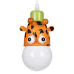 GLOBOSTAR® GIRAFFE 00638 Παιδικό Κρεμαστό Φωτιστικό Οροφής με Ντουί 1 x E27 AC 220-240V IP20 - Πολύχρωμο - Μ12 x Π10.5 x Υ13.5cm - Image 2