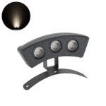 GLOBOSTAR® TREEPLANTE 90516 Κυρτή Μπάρα Φωτισμού Wall Washer για Φυτά - Δέντρα LED 3W 285lm 15° DC 24V Αδιάβροχο IP67 Φυσικό Λευκό 4500K Dimmable - Bridgelux SMD Chip - Γκρι Ανθρακί - Μ11 x Π3 x Υ8.2cm - 3 Χρόνια Εγγύηση - Image 2