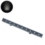 GLOBOSTAR® WASHERMARGO 90174 Μπάρα Φωτισμού Wall Washer LED 9W 1080lm 30° DC 24V Αδιάβροχο IP65 Ψυχρό Λευκό 6000K Dimmable - Bridgelux SMD Chip - Γκρι Ανθρακί - Μ50 x Π4 x Υ5cm - 3 Χρόνια Εγγύηση - Image 2