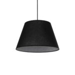 GLOBOSTAR® TRIANGLE 204-0088 Μοντέρνο Κρεμαστό Φωτιστικό Οροφής με Ντουί 1 x E27 AC 220-240V IP20 - Μαύρο - Μ35 x Π35 x Υ24cm - Image 2
