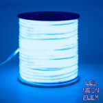GLOBOSTAR® NEOTUBE 70595 Ταινία Neon Flex LED 12W/m 600lm/m 360° DC 220-240V Αδιάβροχο IP65 120 x SMD2835 Chip/m Μπλε Dimmable - Sanan SMD Chip - Μ100 x Π1.3 x Υ1.3cm - 3 Χρόνια Εγγύηση - Image 2