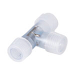 GLOBOSTAR® LIGHTUBE-AB 70660 T Σύνδεσμος για Φωτοσωλήνα LED Αδιάβροχο IP65 - Διάφανο - Μ6.5 x Π4 x Υ2cm - Image 2