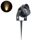 GLOBOSTAR® TREEVINA 90357 Φωτιστικό Σποτ με Αντιθαμβωτική Γρίλια για Φυτά - Δέντρα με Βάση Κήπου / Καρφωτό LED 6W 660lm 10° DC 24V Αδιάβροχο IP65 Θερμό Λευκό 2700K Dimmable - Bridgelux SMD Chip - Γκρι Ανθρακί - Μ13 x Π9.5 x Υ9.5cm - 3 Χρόνια Εγγύηση - Image 2