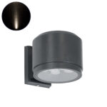 GLOBOSTAR® WALLLIGHT-GONA 90484 Μοντέρνο Φωτιστικό Τοίχου - Απλίκα LED 24W 2280lm 5° DC 24V Αδιάβροχο IP67 Φυσικό Λευκό 4500K - CREE COB Chip & TÜV SÜD Driver - Γκρι Ανθρακί Ματ - Μ13 x Π16.5 x Υ5cm - 3 Χρόνια Εγγύηση - Image 2