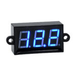 GloboStar® 79987 Όργανο Μέτρησης Τάσης Βολτόμετρο με Οθόνη LED Display DC 3.5 έως 30V Μπλε Μ5.5 x Π1.5 x Υ2.5cm - Image 2