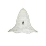 GLOBOSTAR® KENTUCKY 01892 Vintage Κρεμαστό Φωτιστικό Οροφής με Ντουί 1 x E27 AC 220-240V IP20 - Λευκό - Μ60 x Π60 x Υ52cm - Image 2