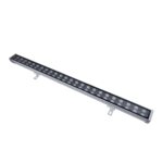 GLOBOSTAR® WASHERMOZA 90158 Μπάρα Φωτισμού Wall Washer LED 48W 5200lm 10-30° DC 24V Αδιάβροχο IP66 Θερμό Λευκό 2700K Dimmable - Bridgelux SMD Chip - Γκρι Ανθρακί - Μ100 x Π8 x Υ12cm - 3 Χρόνια Εγγύηση - Image 2