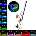 GLOBOSTAR® AQUARIUS 79677 Φωτιστικό Ενυδρείου με Οξυγονωτή & IR Ασύρματο Χειριστήριο LED 24W 1200lm 180° AC 220-240V Αδιάβροχο IP65 Πολύχρωμο RGB Dimmable - Sanan SMD Chip - Μαύρο - Μ67 x Π2.8 x Υ1.3cm - 2 Χρόνια Εγγύηση - Image 2