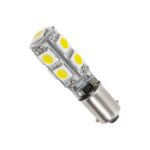 GLOBOSTAR® BA9S-T4W 81289 Λάμπα Ba9S T4W LED 2.66W 266lm 270° DC 12V IP20 Ψυχρό Λευκό 6000K - 9 x Epistar SMD5050 Chip - Μ1 x Π1 x Υ4cm - 1 Χρόνο Εγγύηση - Image 2