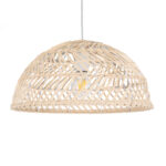 GLOBOSTAR® COMORES 01727 Boho Κρεμαστό Φωτιστικό Οροφής με Ντουί 1 x E27 AC 220-240V IP20 - Μπεζ - Μ40 x Π40 x Y20cm - Image 2