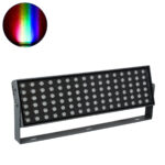 GLOBOSTAR® FLOODZANA 90561 Προβολέας Σποτ Wall Washer LED 200W 16000lm 30° DC 24V Αδιάβροχο IP65 Πολύχρωμο RGBW Dimmable DMX512 - Bridgelux SMD Chip - Γκρι Ανθρακί - Μ70 x Π29 x Υ10cm - 3 Χρόνια Εγγύηση - Image 2