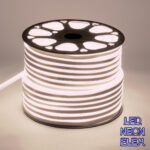 GLOBOSTAR® NEOVALE 70571 Ταινία Neon Flex LED 12W/m 960lm/m 120° DC 220-240V Αδιάβροχο IP65 120 x SMD2835 Chip/m Φυσικό Λευκό 4500K Dimmable - Sanan SMD Chip - Μ100 x Π0.8 x Υ1.6cm - 3 Χρόνια Εγγύηση - Image 2
