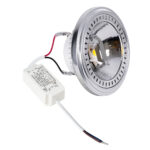 GLOBOSTAR® DARKO 60378 Σποτ AR111 LED 14W 1694lm 40° AC 220-240V IP20 Ψυχρό Λευκό 6000K - Indirect Anti-Glare Reflector - Bridgelux High Lumen COB Gen2 & TÜV SÜD Driver - Μ11.1 x Π11.1 x Υ6.6cm - 3 Χρόνια Εγγύηση - Image 2