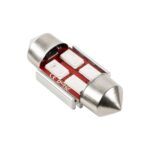 GLOBOSTAR® C5W 81311 Σωληνωτή Λάμπα FESTOONLED C5W 31mm CANbus LED 2.5W 200lm 180° DC 12V IP20 Μπλε - 4 x Epistar SMD5630 - Μ1.2 x Π1.2 x Υ3.1cm - 1 Χρόνο Εγγύηση - Image 2