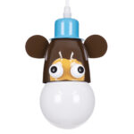 GLOBOSTAR® MONKEY 00640 Παιδικό Κρεμαστό Φωτιστικό Οροφής με Ντουί 1 x E27 AC 220-240V IP20 - Πολύχρωμο - Μ14.5 x Π10.5 x Υ13.5cm - Image 2