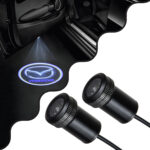 GloboStar® 81613 MAZDA Ghost Car Brand Logo Projector - Προτζέκτορας Προβολής Μάρκας Αυτοκινήτου LED CREE XHP35 3W 240lm 120° DC 12V IP20 Ψυχρό Λευκό 6000K - Image 2