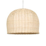 GLOBOSTAR® BERMUDA 01708 Boho Κρεμαστό Φωτιστικό Οροφής με Ντουί 1 x E27 AC 220-240V IP20 - Μπεζ - Μ31 x Π31 x Y22cm - Image 2