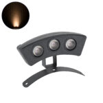 GLOBOSTAR® TREEPLANTE 90514 Κυρτή Μπάρα Φωτισμού Wall Washer για Φυτά - Δέντρα LED 3W 315lm 15° DC 24V Αδιάβροχο IP67 Ultra Θερμό Λευκό 2200K Dimmable - Bridgelux SMD Chip - Γκρι Ανθρακί - Μ11 x Π3 x Υ8.2cm - 3 Χρόνια Εγγύηση - Image 2