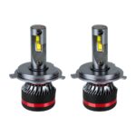 GloboStar® 82082 H4 HL Line KIT Βασικού Φωτισμού Αυτοκινήτου & Φορτηγού 3rd Generation Can-Bus Extreme Series LED CREE CXB COB 100W 24000lm DC 9-32V Αδιάβροχο IP67 Ψυχρό Λευκό 6000K