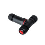 GLOBOSTAR® FAST-CONNECT 69917 Τριπλός Τ Σύνδεσμος Ταχείας Σύνδεσης & Διακλάδωσης Καλωδίων - 1 x Είσοδος & 2 x Έξοδος - Εσωτερική Τριπλή Κλέμα με Συμβατή Διατομή Καλωδίων 3 x 0.5mm² έως 3 x 2.5mm² - 450V 24A Max Αδιάβροχο IP68 - Μαύρο - Μ10 x Π10 x Υ3cm - Image 2