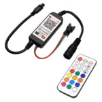 GloboStar® 73449 Ασύρματος Bluetooth LED RGBW Dream-Color Magic Digital Controller με Χειριστήριο IR για LED Digital RGBW Προϊόντα DC 5-24V Max 2048 IC - Image 2