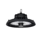 GLOBOSTAR® INDUSTRY 61704 Βιομηχανικό Φωτιστικό Καμπάνα High Bay UFO Τεχνολογίας Smart Group Linkable Control System 2.4Ghz με Αισθητήρα Κίνησης Microwave LED 100W 15000lm SDCM<5 90° AC 85-265V Αδιάβροχο IP65 IK08 Φυσικό Λευκό 5000K - 175 x Sanan Opto SMD Chip & TÜV SÜD Driver - Μαύρο Χυτό Αλουμίνιο - Μ26.5 x Π26.5 x Υ15cm - 5 Χρόνια Εγγύηση - Image 2