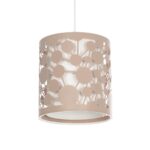 GLOBOSTAR® PETAL 203-0066 Μοντέρνο Κρεμαστό Φωτιστικό Οροφής με Ντουί 1 x E27 AC 220-240V IP20 - Ροζ - Μ23 x Π23 x Υ30cm - Image 2