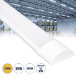 GloboStar® 60157 LED Γραμμικό Βιομηχανικό Φωτιστικό Tri-Proof 60cm 20W 1808lm 120° AC 220-240V Αδιάβροχο IP65 Μ60 x Π7.5 x Υ2.5cm Θερμό Λευκό 2700K - 2 Χρόνια Εγγύηση - Image 2