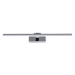GLOBOSTAR® ELLIS 60445 Μοντέρνο Φωτιστικό Τοίχου - Απλίκα Καθρέπτη Μπάνιου LED 12W 1400lm 120° AC 220-240V IP44 Φυσικό Λευκό 4500K - Lumileds SMD Chip & TÜV SÜD Driver - Νίκελ Χρώμιο - Μ60 x Π16 x Υ6cm - 3 Χρόνια Εγγύηση - Image 4