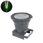 GloboStar® FLOOD-AION 90227 Προβολέας Wall Washer Special Water Effect - Ειδικού Εφέ Νερού LED 40W 2400lm 15° DC 24V Αδιάβροχο IP65 L35.5 x W31.5 x H16.5cm RGBW DMX512 - Γκρι Ανθρακί - 3 Years Warranty - Image 2